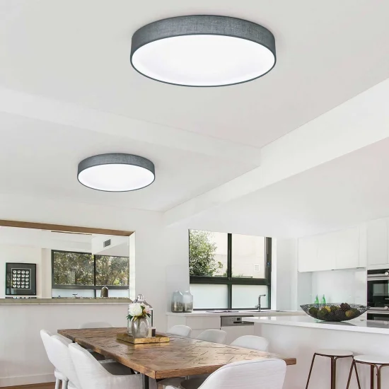 PLAFONIERA LED 40 W REGOLABILE GRIGIO CARLO 2