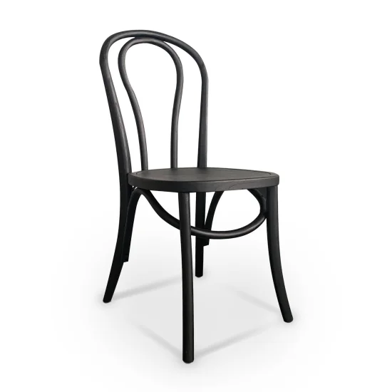 SEDIA IN LEGNO DI BETULLA NERO AKIRA 2