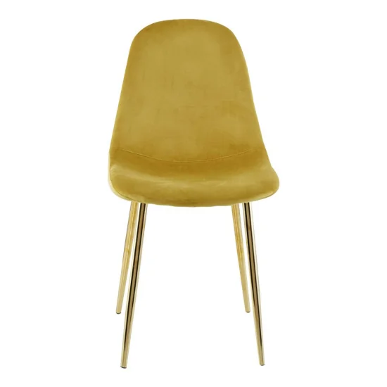 SILLA HADLEY TERCIOPELO DORADA 2