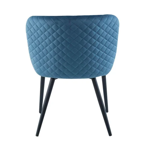 SILLA TERCIOPELO AZUL MATHILDA