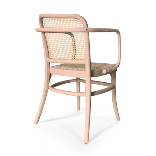 SILLA HANNAH CON REPOSABRAZOS MADERA DE OLMO ROSA SILLA HANNAH CON REPOSABRAZOS MADERA DE OLMO ROSA