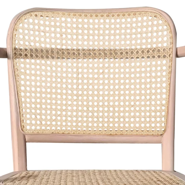 SILLA HANNAH CON REPOSABRAZOS MADERA DE OLMO ROSA SILLA HANNAH CON REPOSABRAZOS MADERA DE OLMO ROSA