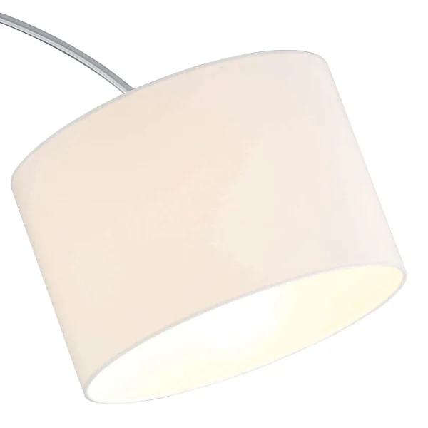 LAMPADA DA TERRA METALLO NICHEL OPACO PARALUME BIANCA BROOME