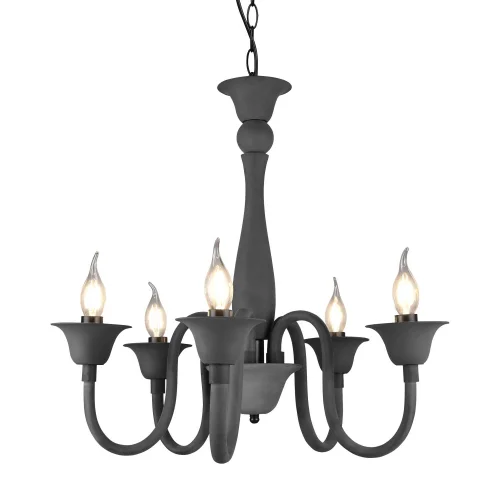 LAMPADA A SOSPENSIONE 5 LUCI ANTRACITE CAMILA