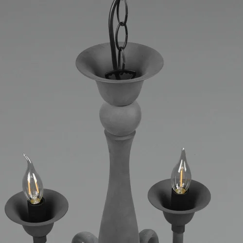 LAMPADA A SOSPENSIONE 5 LUCI ANTRACITE CAMILA