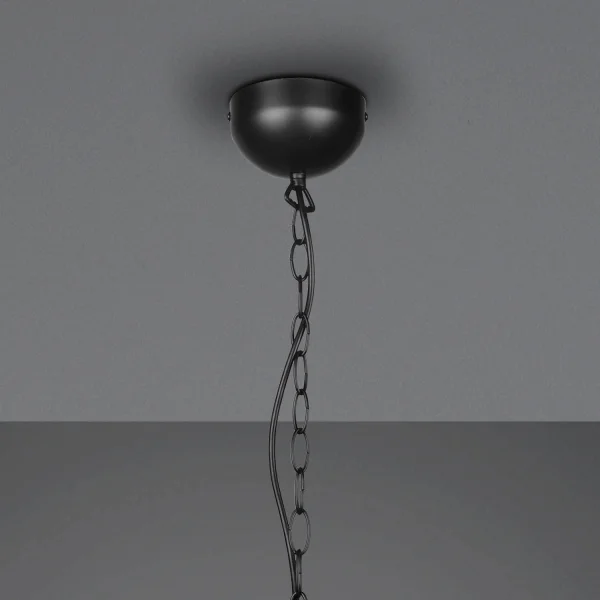 LAMPADA A SOSPENSIONE 5 LUCI ANTRACITE CAMILA