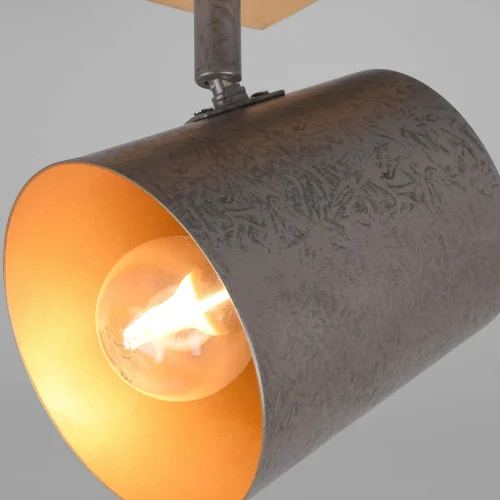 FARETTO 1 LUCE METALLO NICHEL ANTICO E14 NESTORE