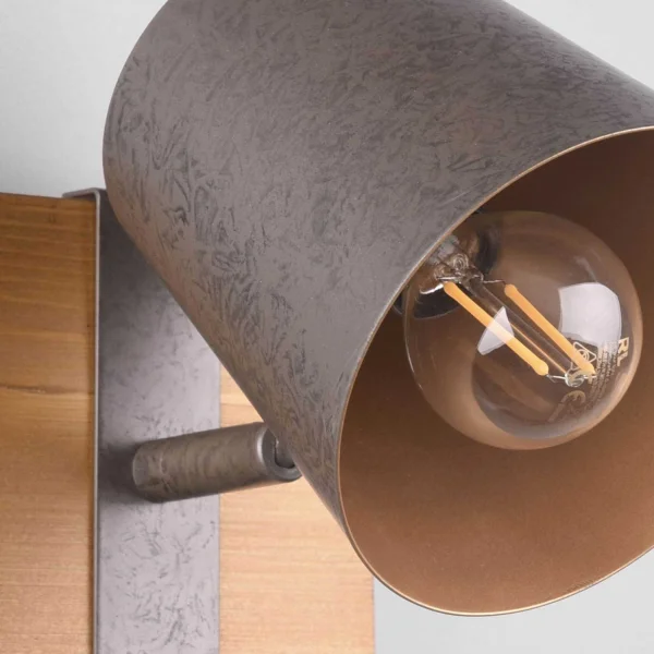 FARETTO 1 LUCE METALLO NICHEL ANTICO E14 NESTORE