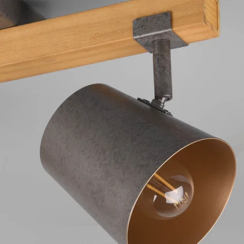 FARETTO 2 LUCI METALLO NICHEL ANTICO E14 NESTORE