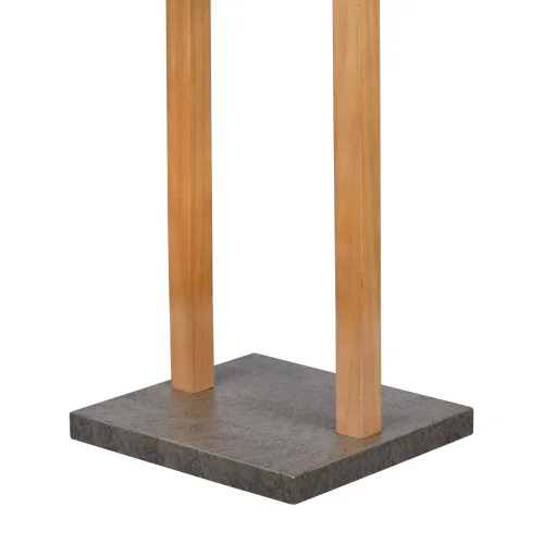 LAMPADA DA TERRA 3 LUCI METALLO NICHEL ANTICO E14 NESTORE