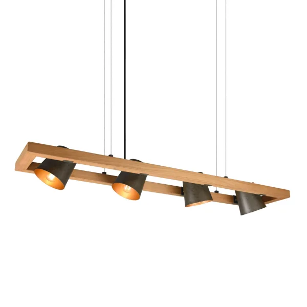 LAMPADA A SOSPENSIONE 4 LUCI METALLO NICHEL ANTICO E14 NESTORE LAMPADA A SOSPENSIONE 4 LUCI METALLO NICHEL ANTICO E14 NESTORE