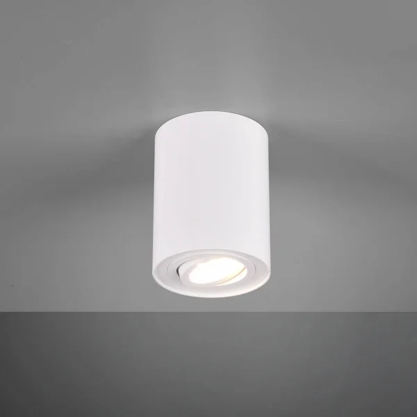 PLAFONIERA 1 LUCE BASCULANTE IN METALLO BIANCO GU10 FORTUNE