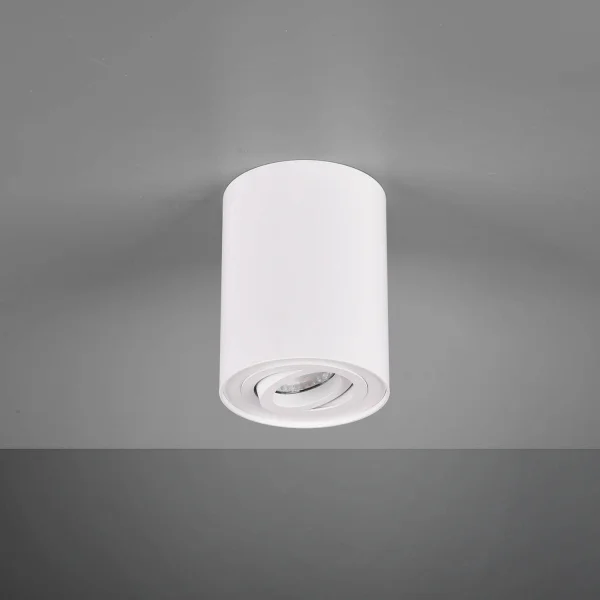 PLAFONIERA 1 LUCE BASCULANTE IN METALLO BIANCO GU10 FORTUNE