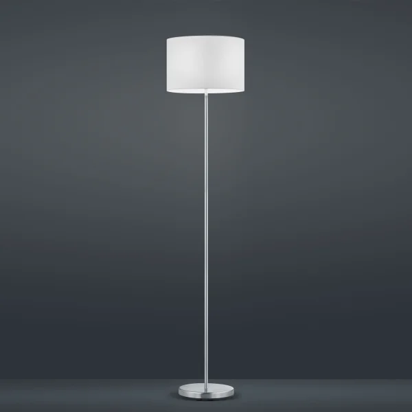 LAMPADA DA TERRA METALLO NICHEL PARALUME BIANCA BROOME