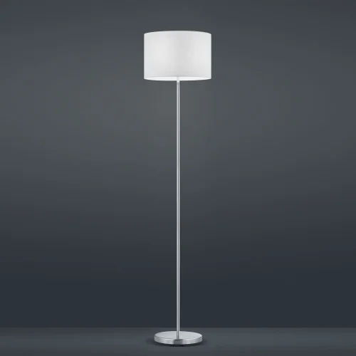 LAMPADA DA TERRA METALLO NICHEL PARALUME BIANCA BROOME