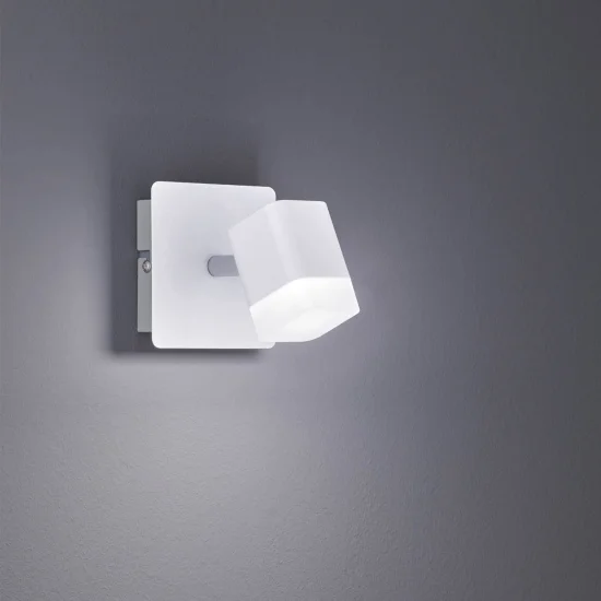 FARETTO 1 LUCE LED 4 W 3000K METALLO BIANCO ALPHONSE 2