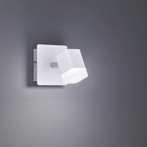FARETTO 1 LUCE LED 4 W 3000K METALLO BIANCO ALPHONSE