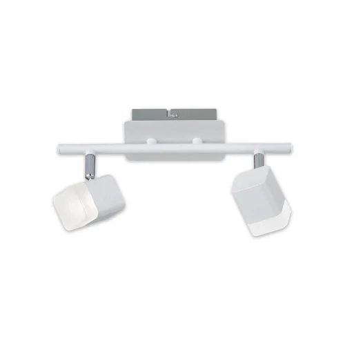 FARETTO 2 LUCI LED 2x4 W 3000K METALLO BIANCO ALPHONSE FARETTO 2 LUCI LED 2x4 W 3000K METALLO BIANCO ALPHONSE
