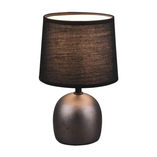 LAMPADA DA TAVOLO CERAMICA NICHEL ANTICO KUBRA