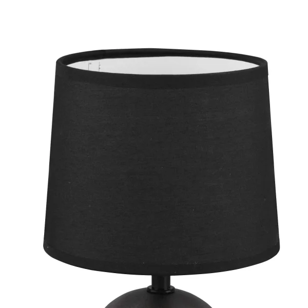 LAMPADA DA TAVOLO CERAMICA NICHEL ANTICO KUBRA