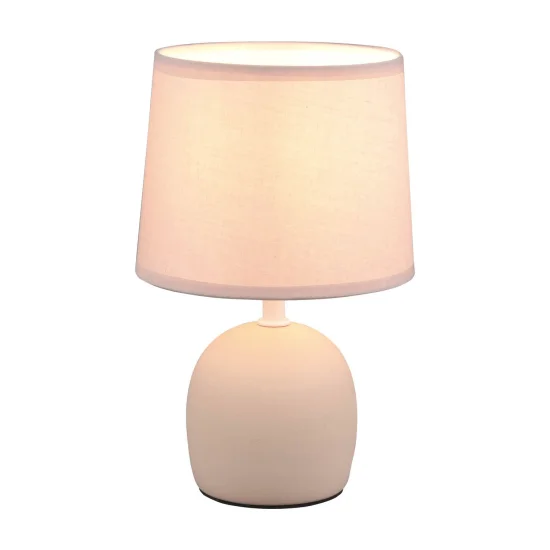 LAMPADA DA TAVOLO IN CERAMICA BEIGE KUBRA 2