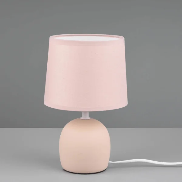 LAMPADA DA TAVOLO IN CERAMICA BEIGE KUBRA