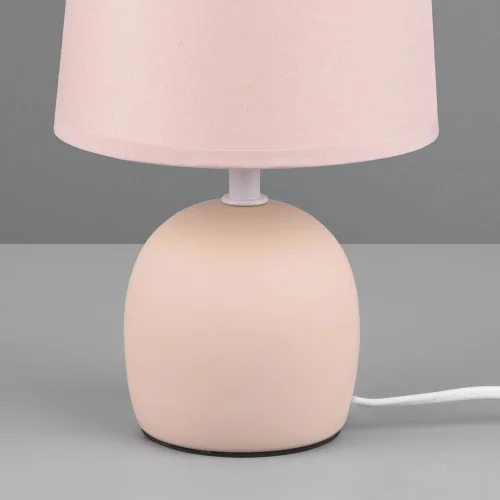 LAMPADA DA TAVOLO IN CERAMICA BEIGE KUBRA