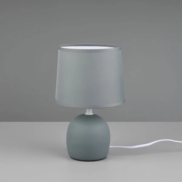 LAMPADA DA TAVOLO IN CERAMICA VERDE KUBRA