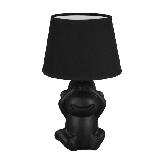 LAMPADA DA TAVOLO IN CERAMICA NERA E14 KIBO 2