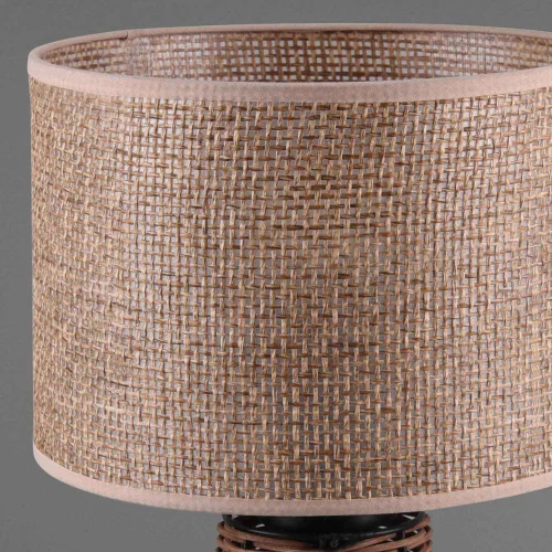 LAMPADA DA TAVOLO IN RATTAN MARRONE E27 DAKARI