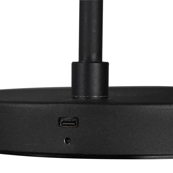 LAMPADA DA TERRA LED 4,5 W 3000K METALLO NERO CALLUM