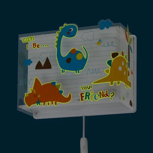 APPLIQUE A PARETE DINOS