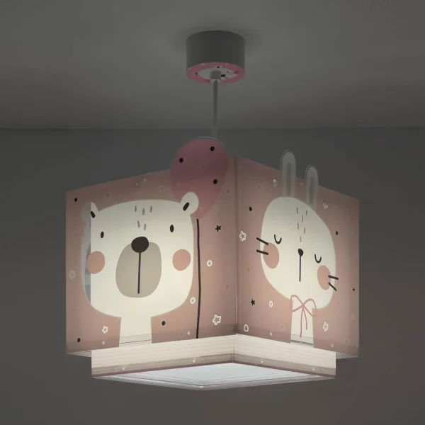 LAMPADA DA SOFFITTO BABY JUNGLE ROSA