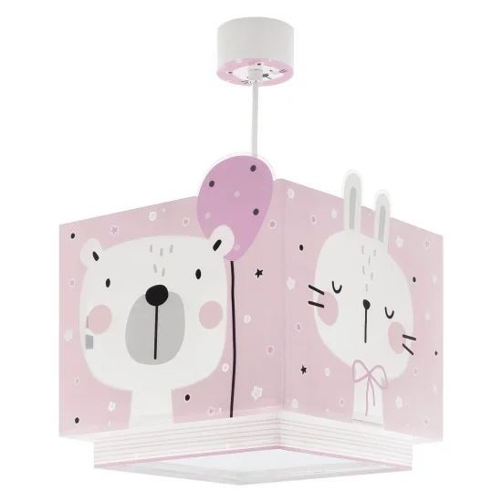 LAMPADA DA SOFFITTO BABY JUNGLE ROSA 2