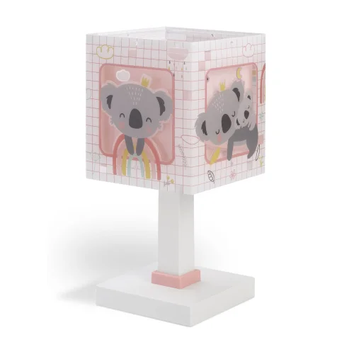 LAMPADA DA TAVOLO KOALA ROSA