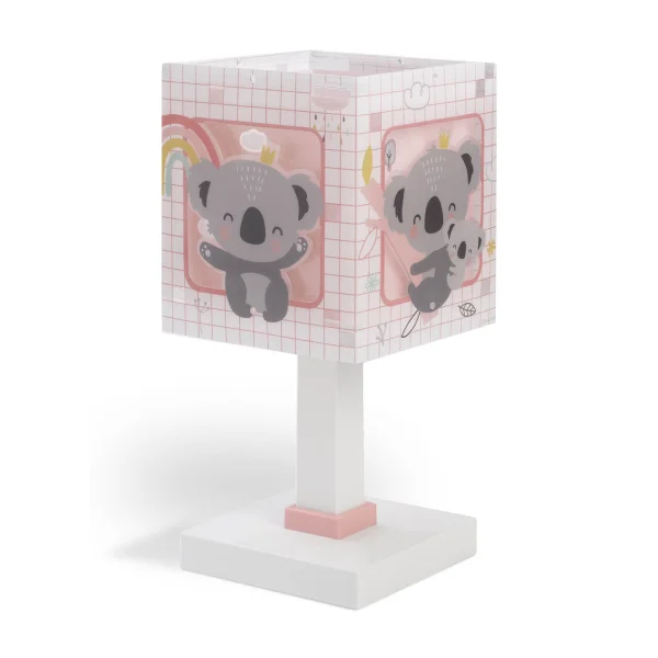 LAMPADA DA TAVOLO KOALA ROSA