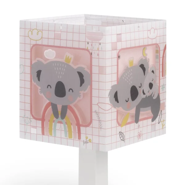 LAMPADA DA TAVOLO KOALA ROSA