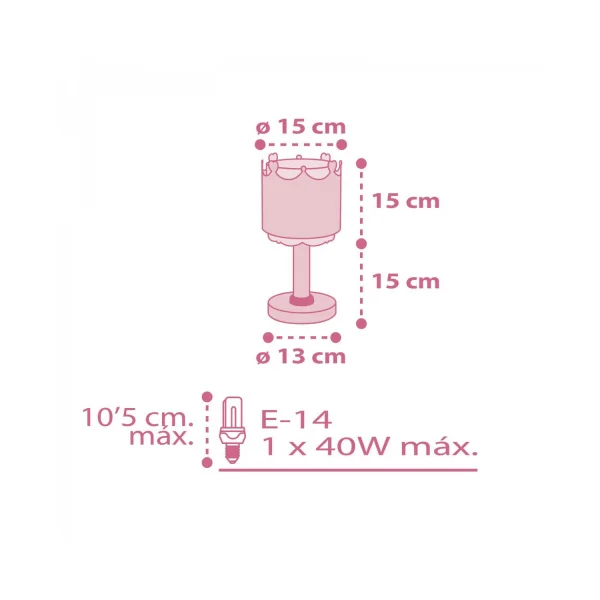 LAMPADA DA TAVOLO LITTLE QUEEN