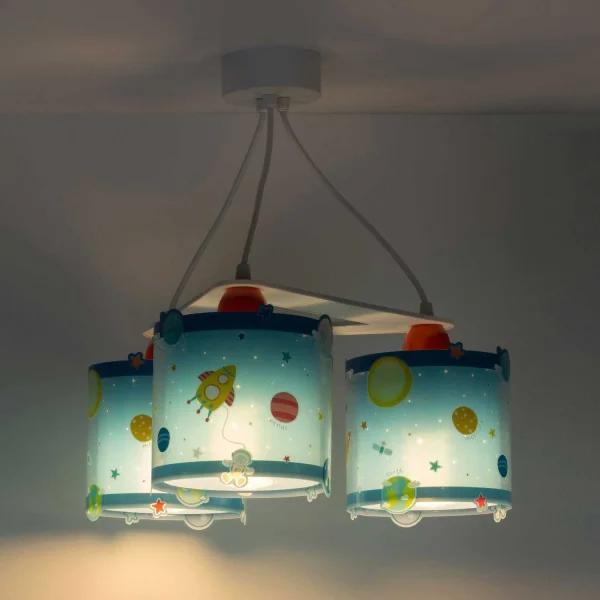 LAMPADA A SOSPENSIONE 3 LUCI PLANETS
