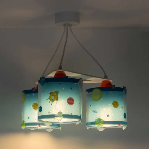LAMPADA A SOSPENSIONE 3 LUCI PLANETS