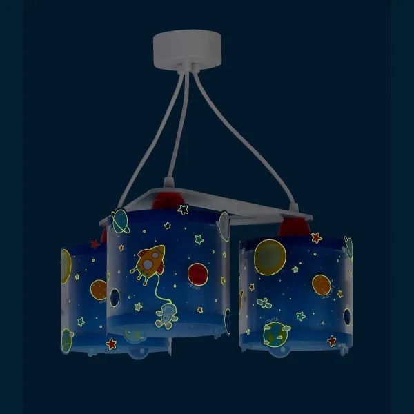 LAMPADA A SOSPENSIONE 3 LUCI PLANETS
