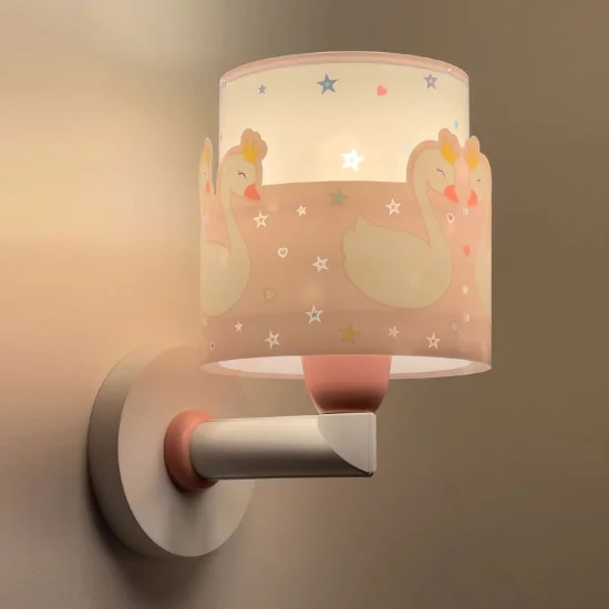 LAMPADA DA PARETE SWEET LOVE ROSA E27 2