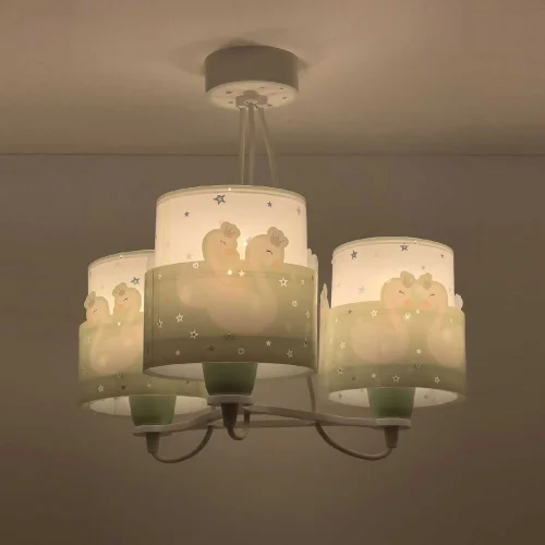 LAMPADA A SOSPENSIONE 3 LUCI SWEET LOVE VERDE LAMPADA A SOSPENSIONE 3 LUCI SWEET LOVE VERDE
