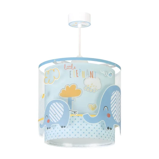 LAMPADA DA SOFFITTO LITTLE ELEPHANT BLU