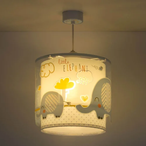 LAMPADA DA SOFFITTO LITTLE ELEPHANT BLU