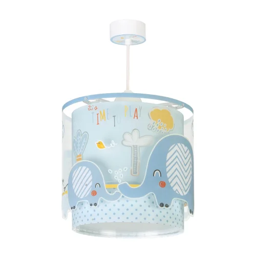 LAMPADA DA SOFFITTO LITTLE ELEPHANT BLU
