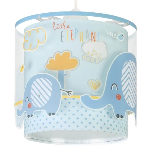 LAMPADA DA SOFFITTO LITTLE ELEPHANT BLU