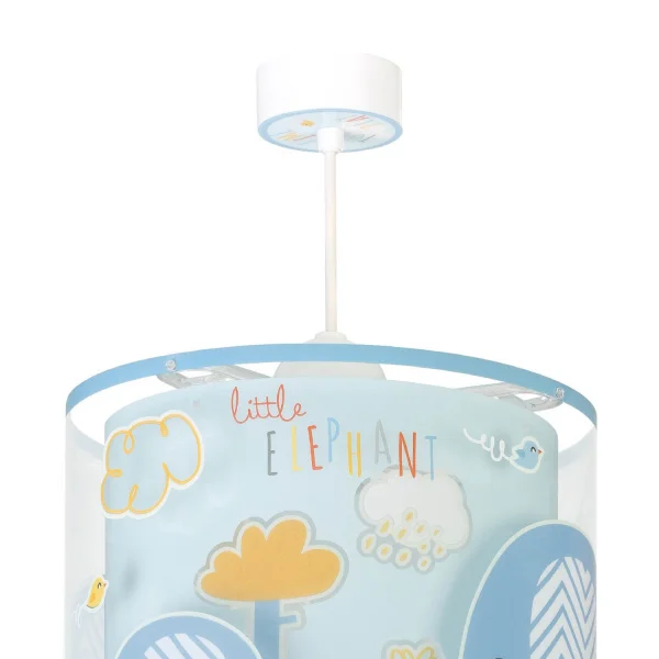 LAMPADA DA SOFFITTO LITTLE ELEPHANT BLU