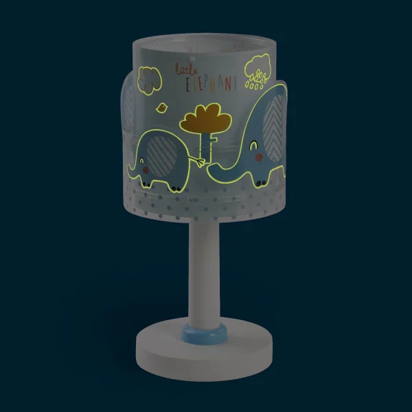 LAMPADA DA TAVOLO LITTLE ELEPHANT BLU