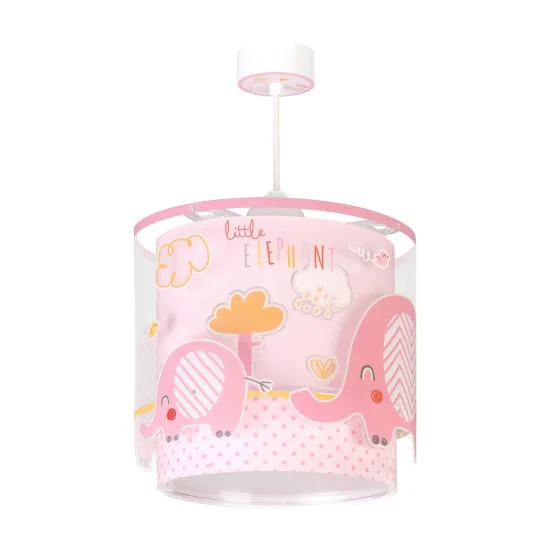 LAMPADA DA SOFFITTO LITTLE ELEPHANT ROSA